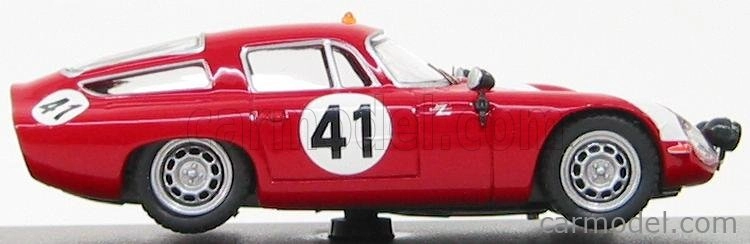 Best-model Alfa romeo Tz1 N 41 24h Le Mans 1964 Biscaldi - Sala 1:43 Red