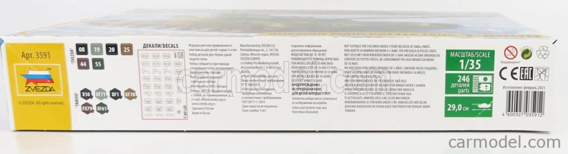 Zvezda Tank T-80ud Vojenská ruská hlavná batéria 1945 1:35 /