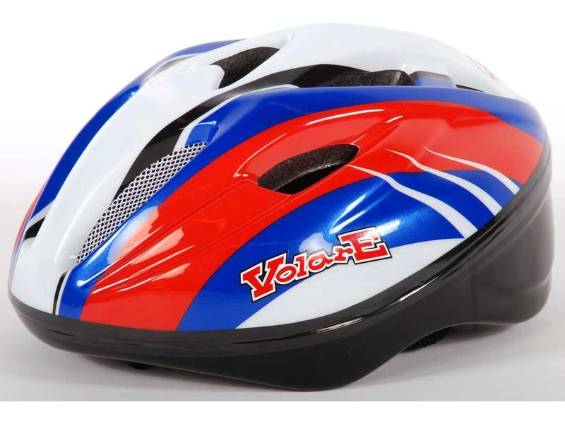 Volare – detská prilba Deluxe 51 – 55 cm zelená, biela, čierna