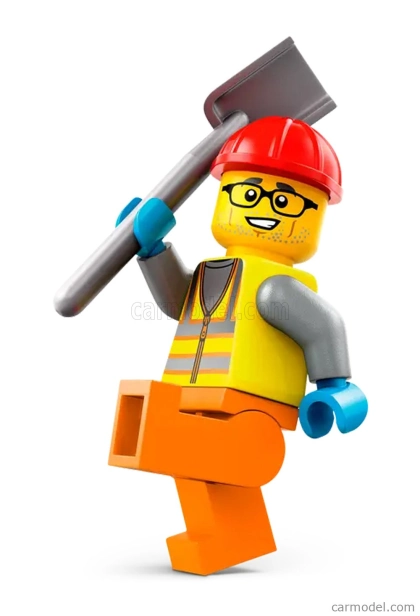 Lego Ammann Lego City - Drvič kameňa - Užitkový kompaktor - Rullo Compressore - 78 Pezzi - 78 dielikov sivo žltá