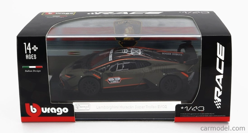 Bburago Lamborghini Huracan Super Trofeo EVO2 1:43