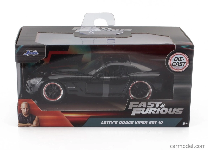Jada Dodge Letty's Viper Srt-10 Coupe 2003 - Fast & Furious 7 1:32 čierna