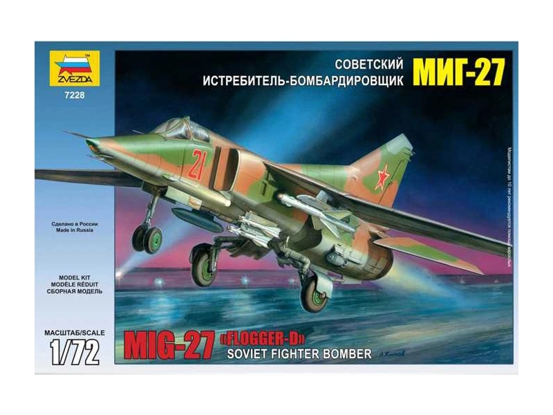 Zvezda MIG-27 reedícia (1:72)