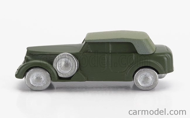 Officina-942 Alfa romeo 6c 2500 Cm Torpedo Cabriolet Closed 1942 1:76 Vojenská Zelená