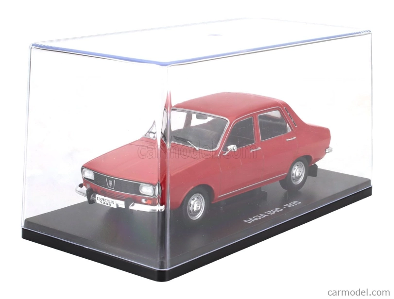 Edicola Dacia 1300 (renault R12) 1970 - Con Vetrina - S vitrínou 1:24 červená