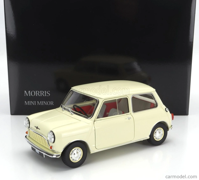 Kyosho Morris Mini Minor 1964 1:18 Staroanglická Bílá
