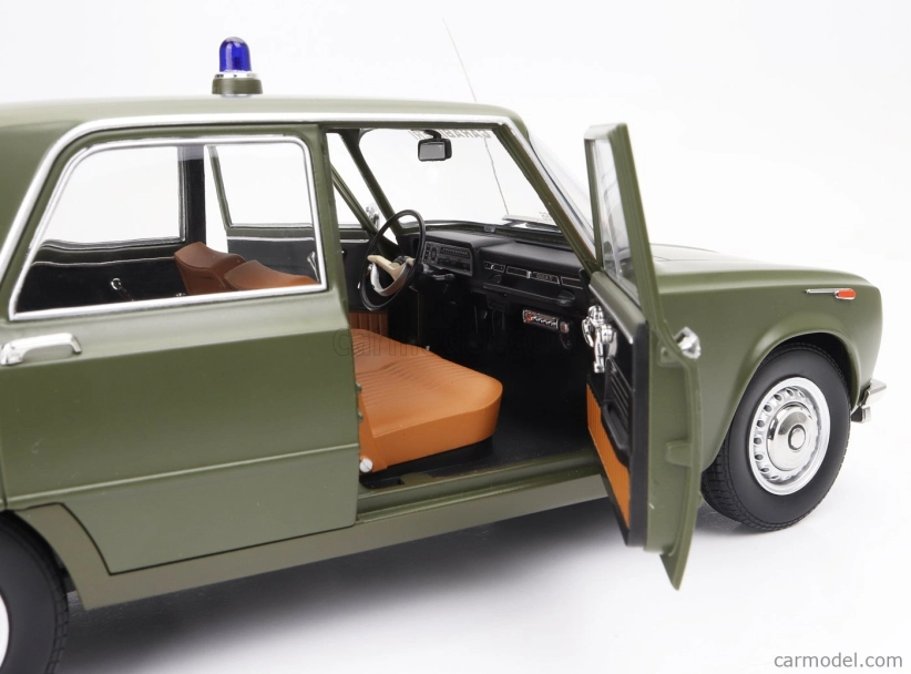 Mitica-diecast Alfa romeo Giulia 1.6 Ti Carabinieri Roma 1963 - Pronto Intervento Tel 686.666 1:18 Verde Caki Opaco - matná zelená