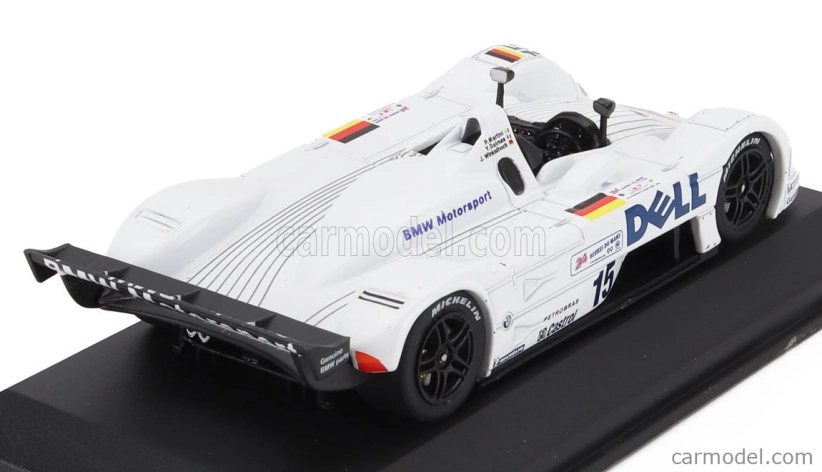 Edicola BMW S70 6.0l V12 Lmr Team Bmw Motorsport Dell N 15 Winner 24h Le Mans 1999 Pierluigi Martini - Yannick Dalmas - Joachim Winkelhock 1:43 Bílá
