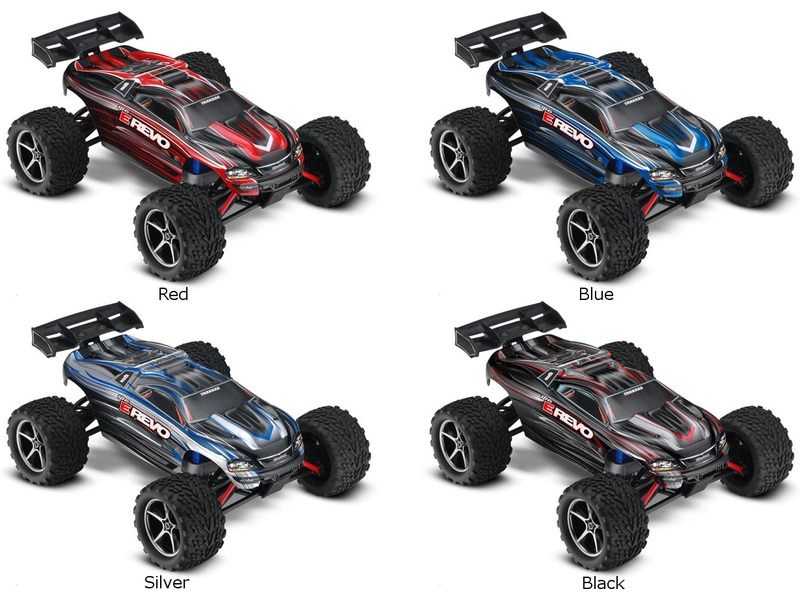 RC auto Traxxas E-Revo 1:16 RTR, oranžová