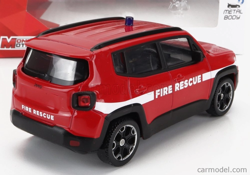 Mondomotors Jeep Renegade Fire Engine 2017 1:43 červená biela