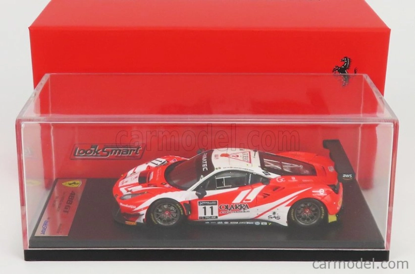 Looksmart Ferrari 488 Gt3 Evo Team Kessel Racing N 11 1:43, červená