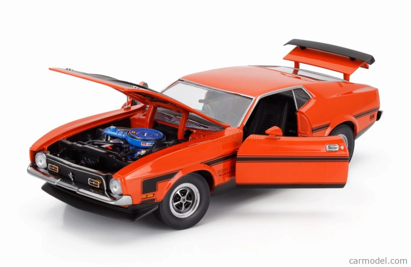 Sun-star Ford usa Mustang Boss 351 Ram Air Coupe 1971 1:18 oranžová čierna