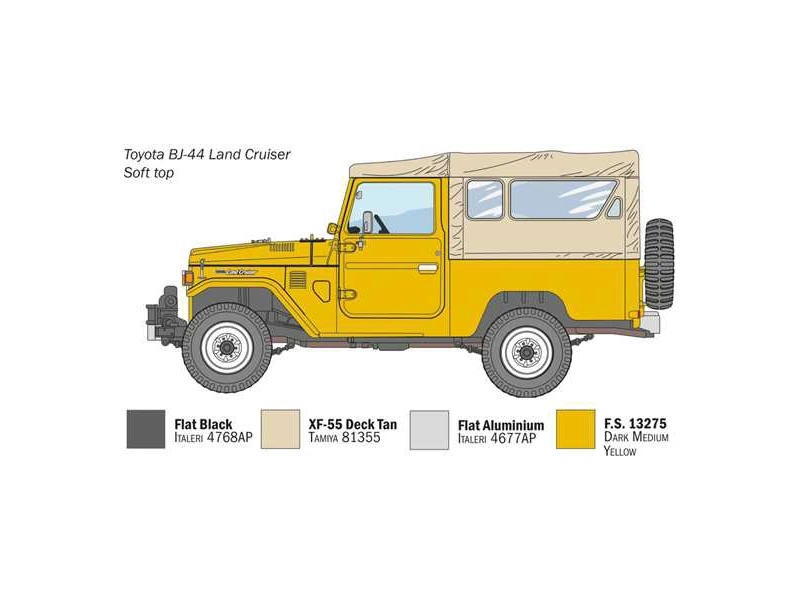 Italeri Toyota Land Cruiser BJ-44 (1:24)