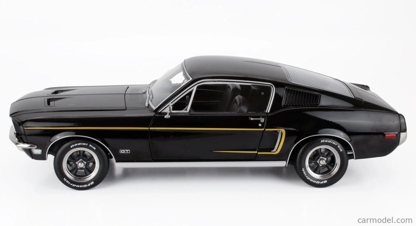 Kk-scale Ford usa Mustang Gt Fastback Coupe 1968 1:12 Black