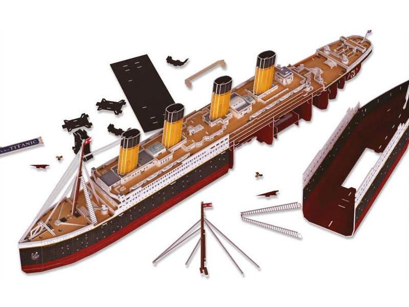 Revell 3D Puzzle – RMS Titanic s LED osvetlením