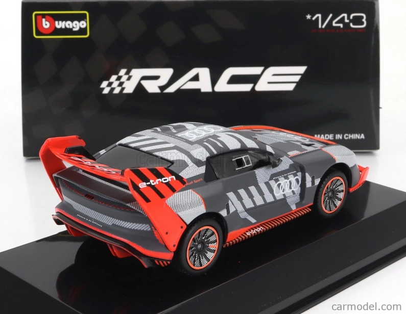 Bburago Audi S1 E-tron Quattro N 0 Presentation 2023 1:43, stříbrná