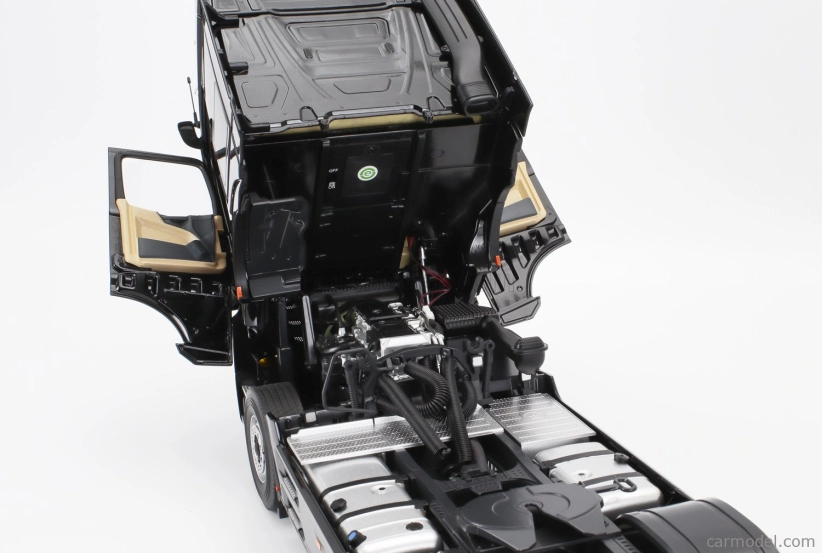 Nzg Mercedes benz Actros L 1863 Gigaspace 4x2 Tractor Truck 2-assi 2023 1:18 Black