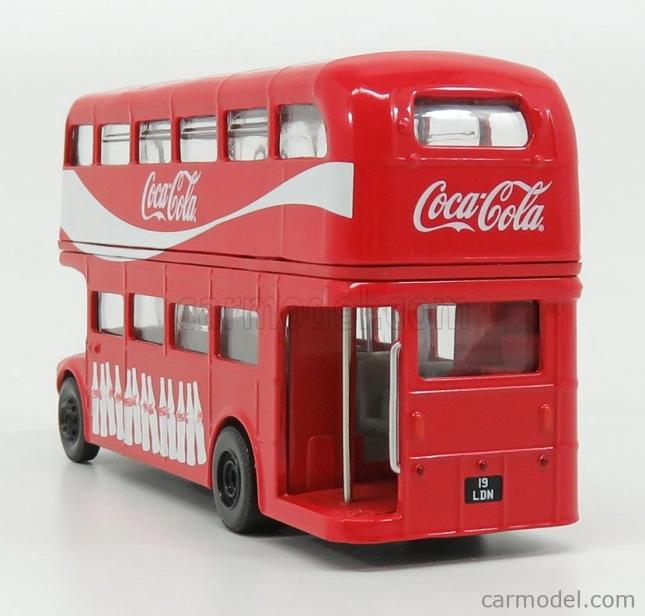 Corgi Routemaster Rml 2757 Autobus London Coca-cola 1956 1:64 Červená Bílá