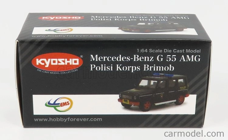 Kyosho Mercedes benz triedy G G55 Amg Polisi 2018 1:64 čierna