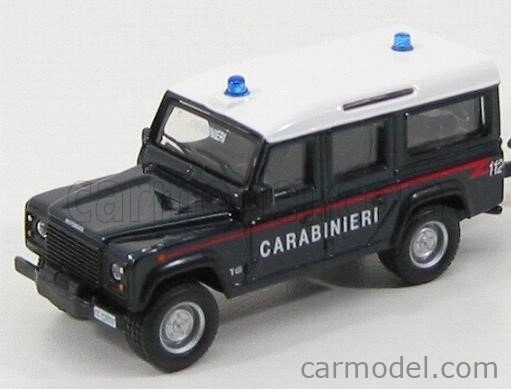 Bburago Land Rover Defender 110 Station Wagon Carabinieri 1995 1:32 Blue