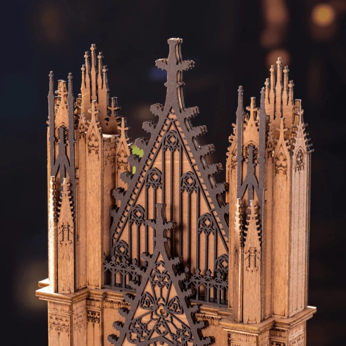 RoboTime 3D dřevěná skládačka Katedrála Twin Tower