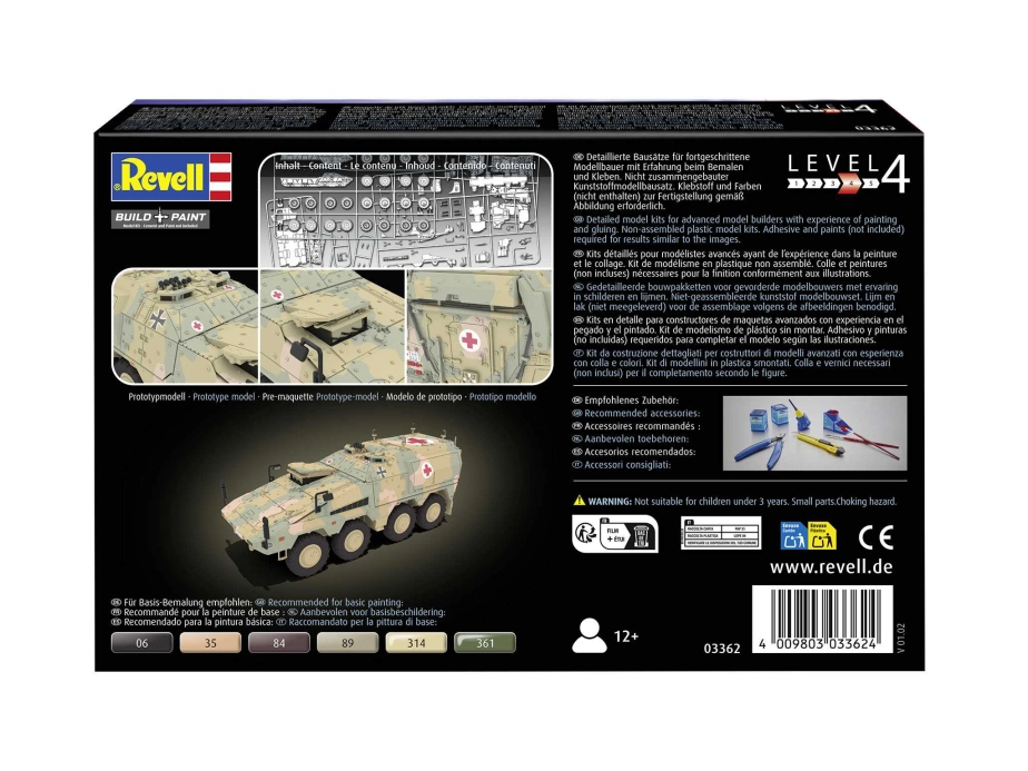 Plastic ModelKit military 03362 - GTK Boxer sgSANKfz (1:72)