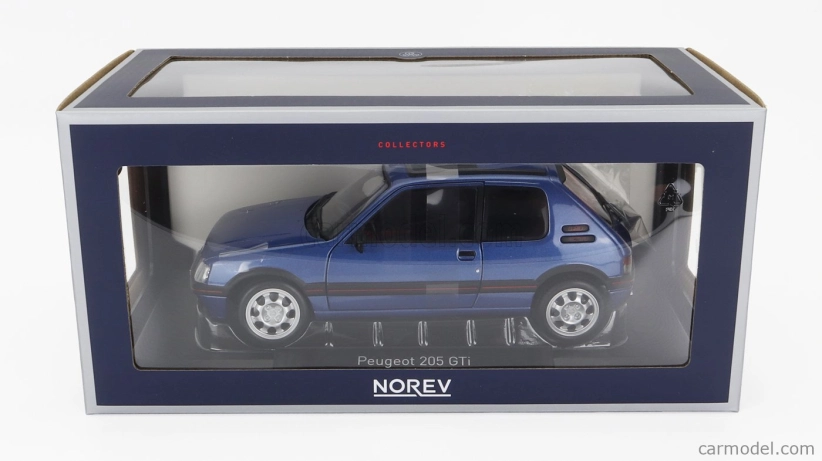 Norev Peugeot 205 1.9 Gti Pts Rims 1992 1:18 Miami Blue