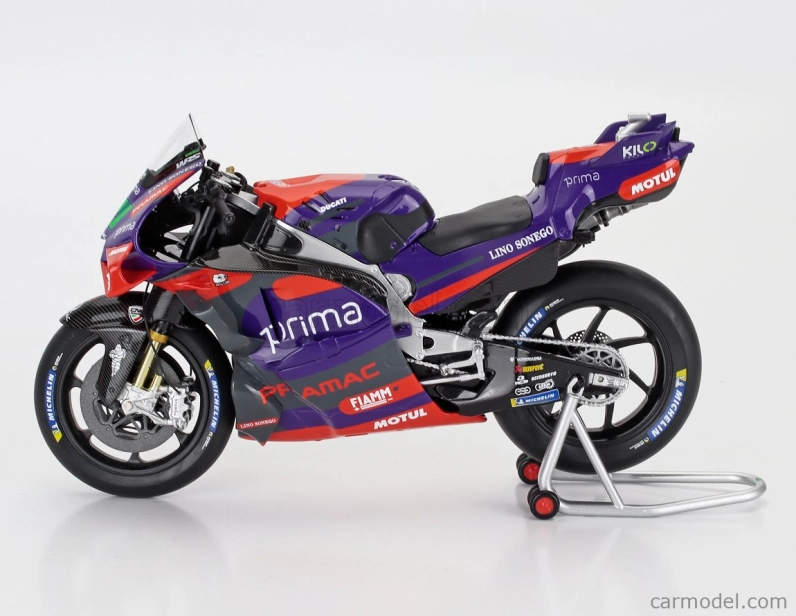 Nzg Ducati Desmosedici Gp24 Team Pramac Racing N 21 Motogp Season 2024 Franco Morbidelli 1:12 Fialová Červená Černá