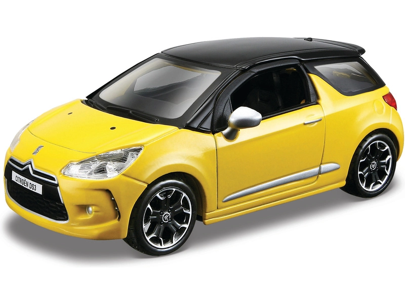Bburago Citroën DS3 1:32 žltá