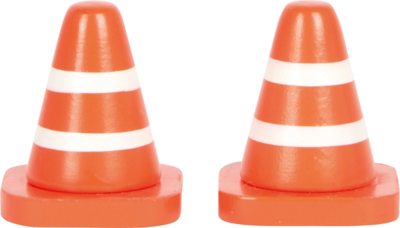 Drevené hasičské auto s malými nohami