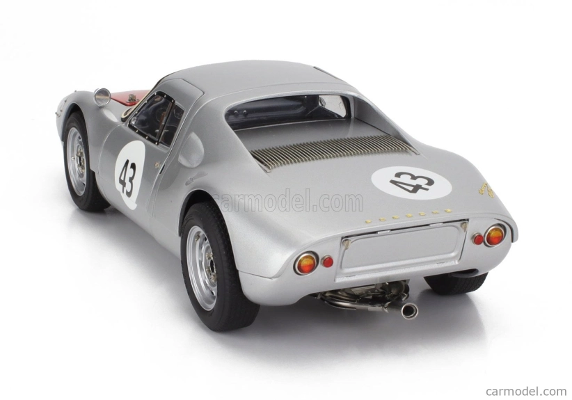 Cmc Porsche 904 Carrera Gts Ch.904-025 N 26 Silverstone International Grand Touring 1964 Innes Ireland 1:18 Silver Red