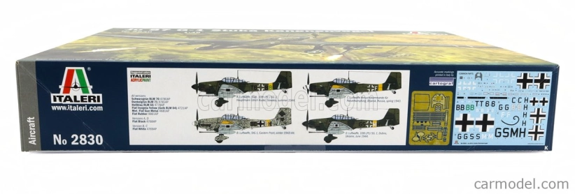 Italeri Junkers Ju-87b Airplane Stuka Kanonenvogel Military 1935 1:48 /