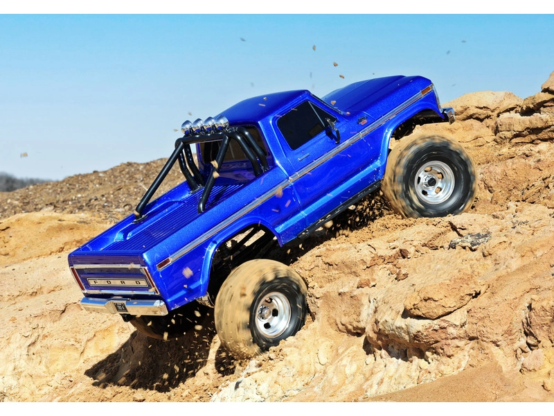 RC auto Traxxas TRX-4 Ford F-150 Ranger XLT TQi 1:10 RTR, černá
