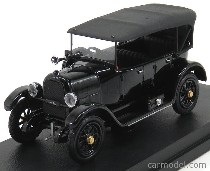 Rio-models Fiat 501 Cabriolet Uzavretá La Saetta Del Re 1919 1:43 čierna