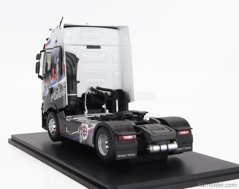 Eligor Renault T-line Vysoký ťahač Mulhouse 2-assi 2021 1:43 čierna biela