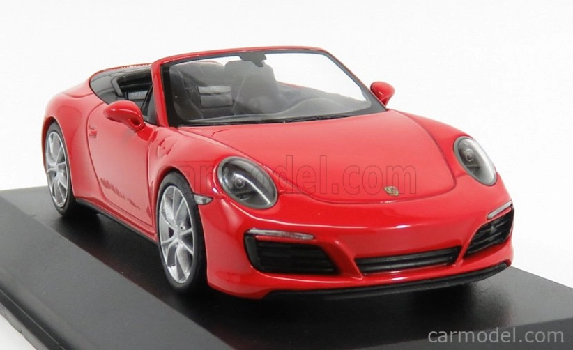 Minichamps Porsche 911 991-2 Carrera 4s Cabriolet 2017 1:43 Red
