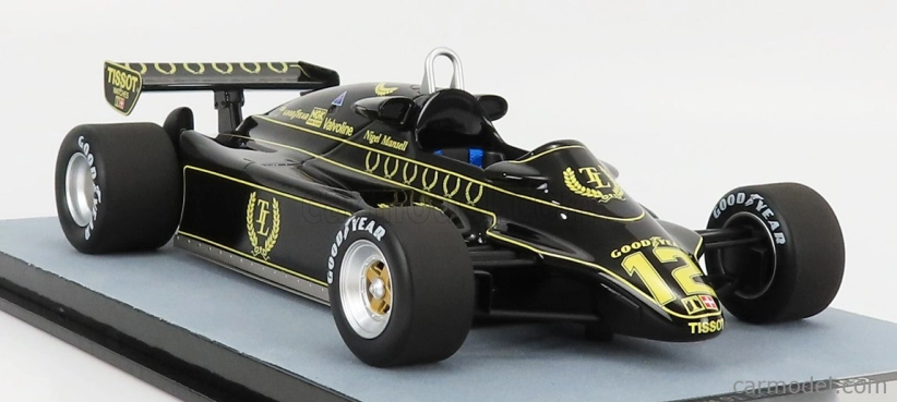 Tecnomodel Lotus F1 91 N 12 British Gp 1982 N.mansell 1:18 Black