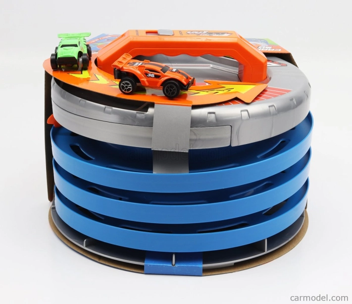 Maisto Accessories Diorama – Go Fast Garage With 2x Cars Included 1:64 Orange