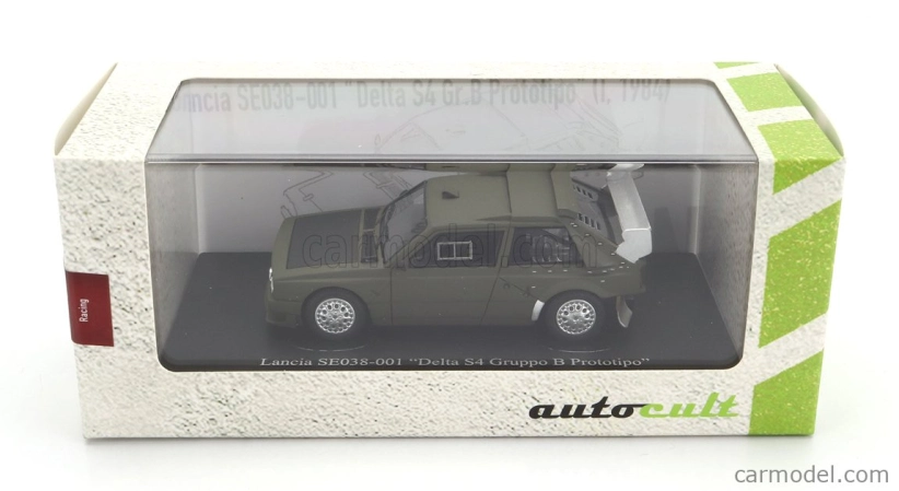 Autocult Lancia Delta S4 Se038-001 Abarth Gr.b Prototype Italy 1984 1:43 Olivová Zelená