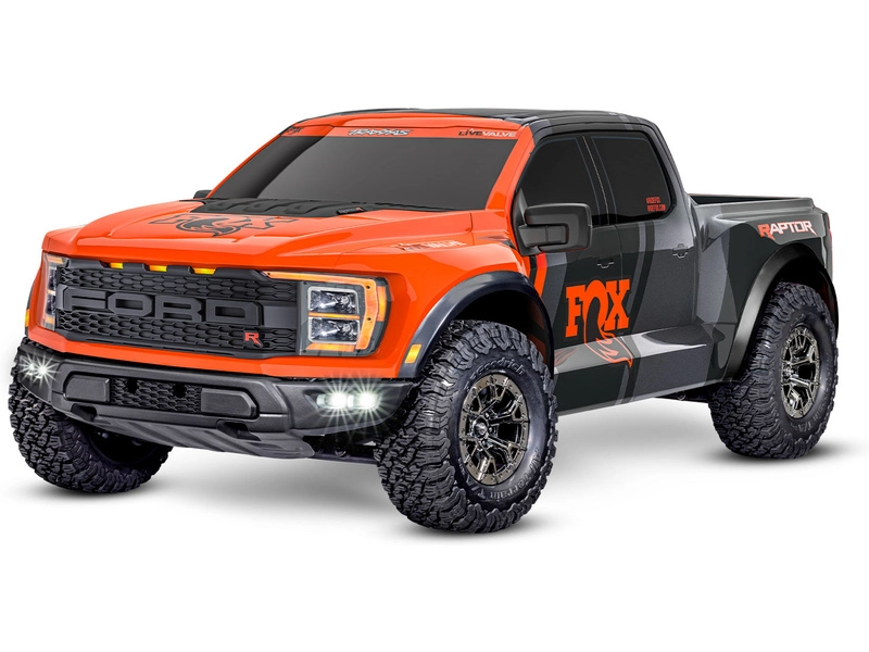 RC auto Traxxas Ford Raptor R 4X4 1:8 Ultimate RTR Fox2