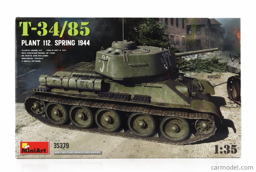 Miniart Tank T34/85 Plant 112 Spring Military 1944 1:35 /