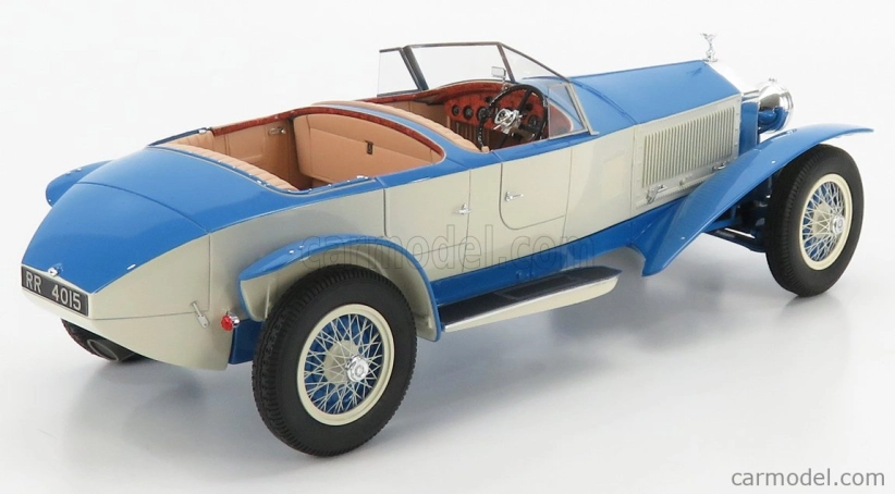 Matrix scale models Rolls royce Phantom Experimental Vehicle Ch.10ex By Barker Cabriolet 1926 1:18 Světle Modrá Bílá