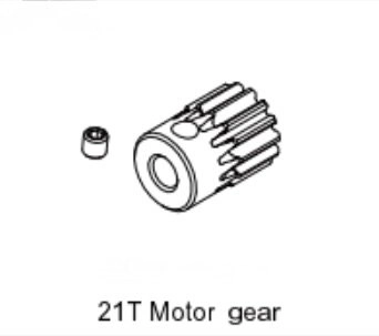 1210001 – Pastorok motora 21T 48DP