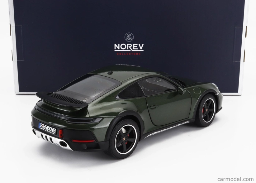 Norev Porsche 911 992 Dakar Coupe 2023 1:18 Zelený Odstín