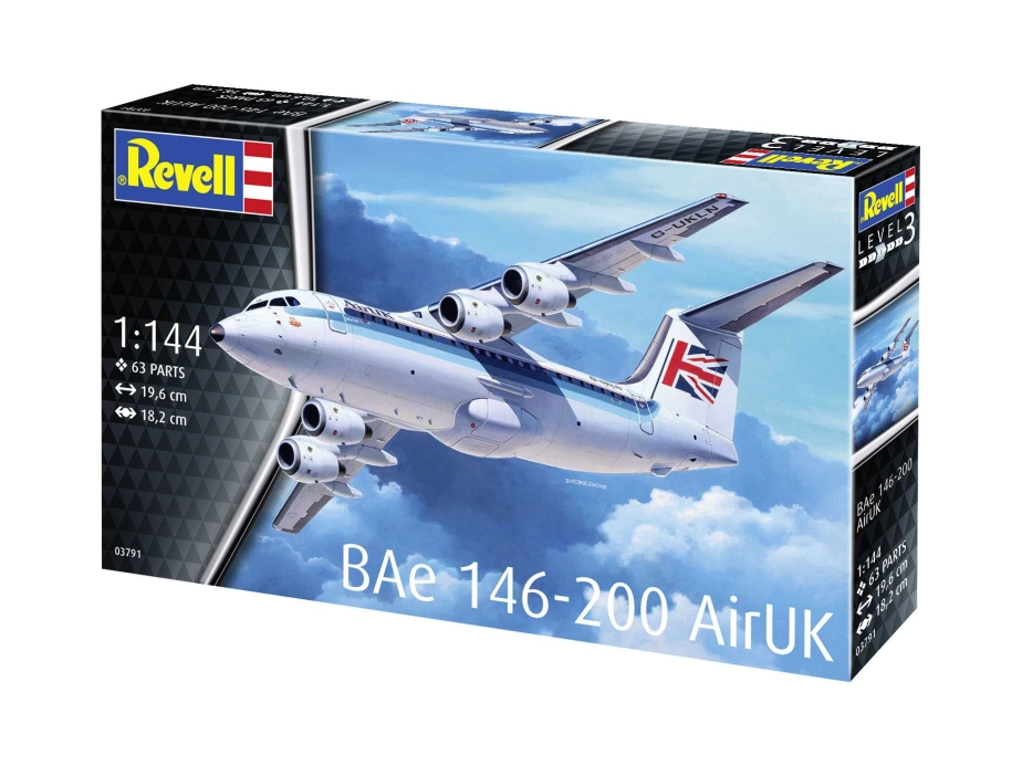 Plastic ModelKit lietadlo 03791 - Bae 146 (RJ85) (1:144)