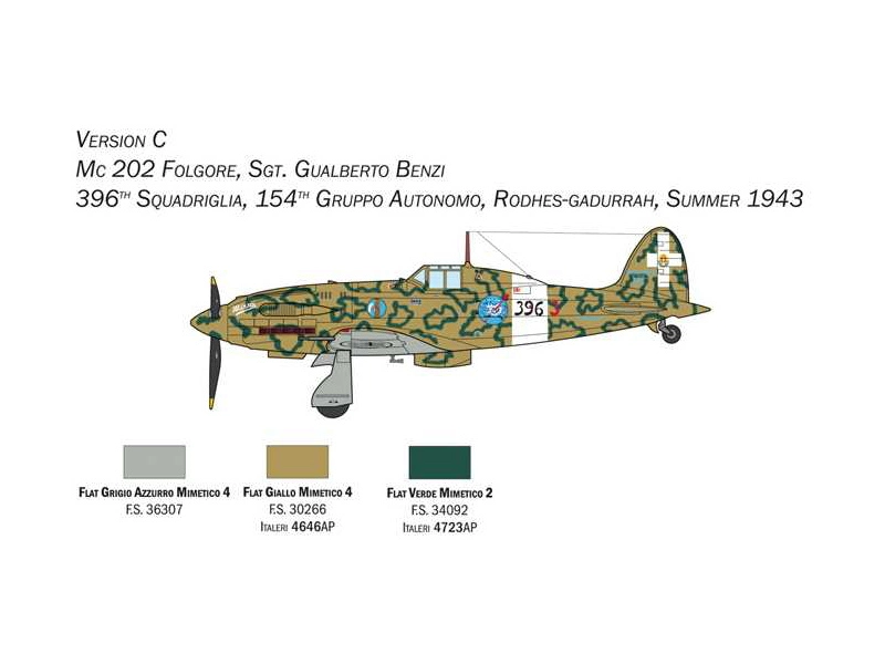 Italeri Macchi MC 202 Folgore (1:72)