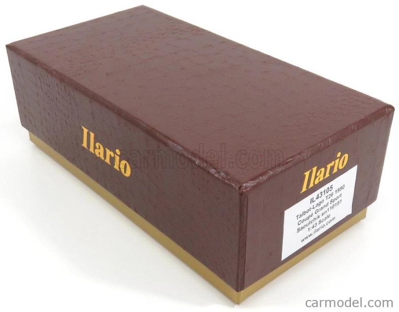 Ilario-model Talbot lago T26 Sn110151 Coupe Grand Sport Saoutchik 1950 1:43 Velmi Světle Modrá Met