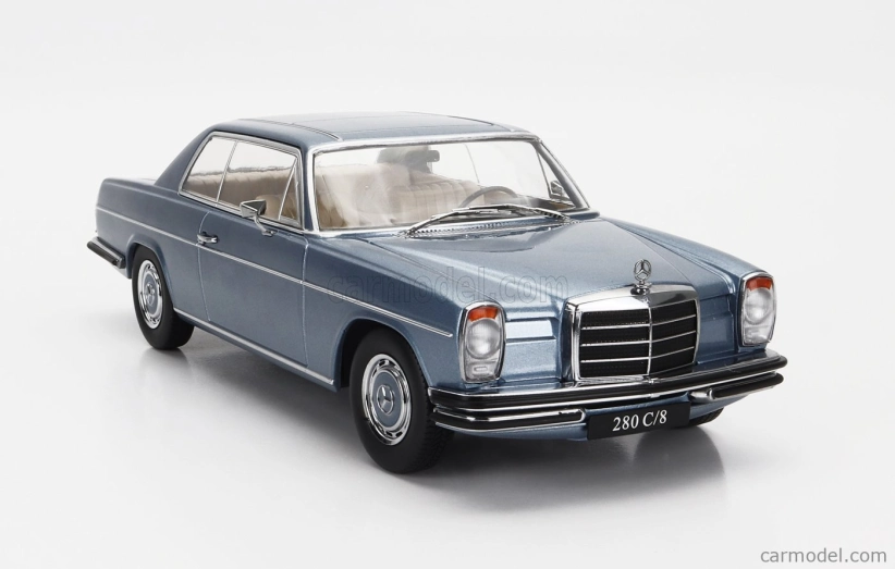 Kk-scale Mercedes benz 280c/8 (w114) Coupe 1969 1:18 Light Blue Met