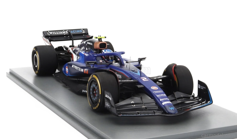 Spark-model Williams F1 Fw45 Team Williams Racing Gulf N 2 Austin Usa Gp 2023 Logan Sargeant 1:18 Modrá