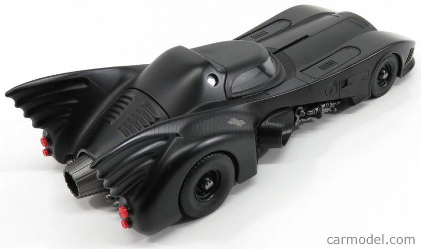 Jada Batman Batmobile Movie 1989 s figúrkou Batmana 1:24 Matt Black